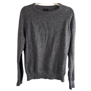 J Crew Gray Pullover Crew Neck Cotton Sweater XL